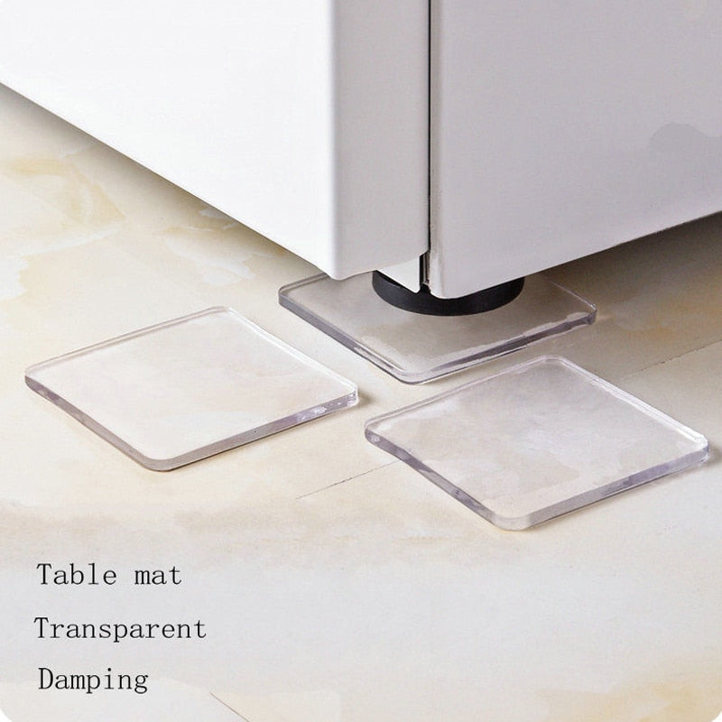 4 Pcs Almohadillas Antideslizantes para Electrodomésticos y Muebles