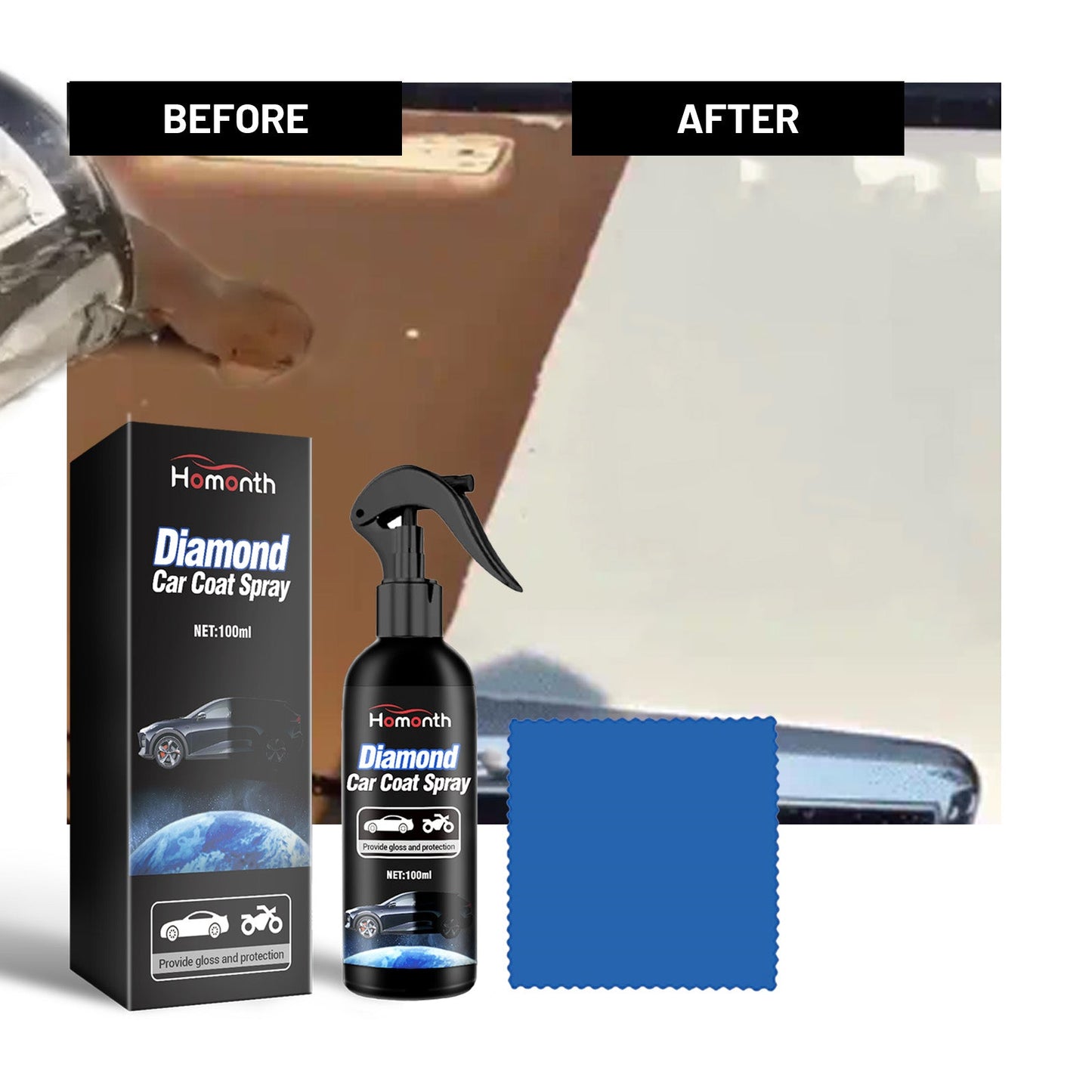 Diamond Car Coat Spray - Premium Paint Protection & Shine