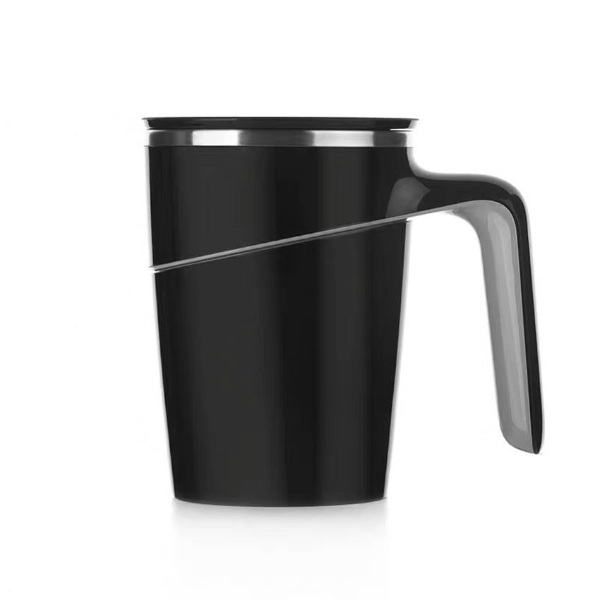 Inner Plastic Outer Steel Belt Handle Stainless Steel Thermos Cup Creative Office Anti-Fall Magic Suction Cup Does Not Pour The Cup - Korvel