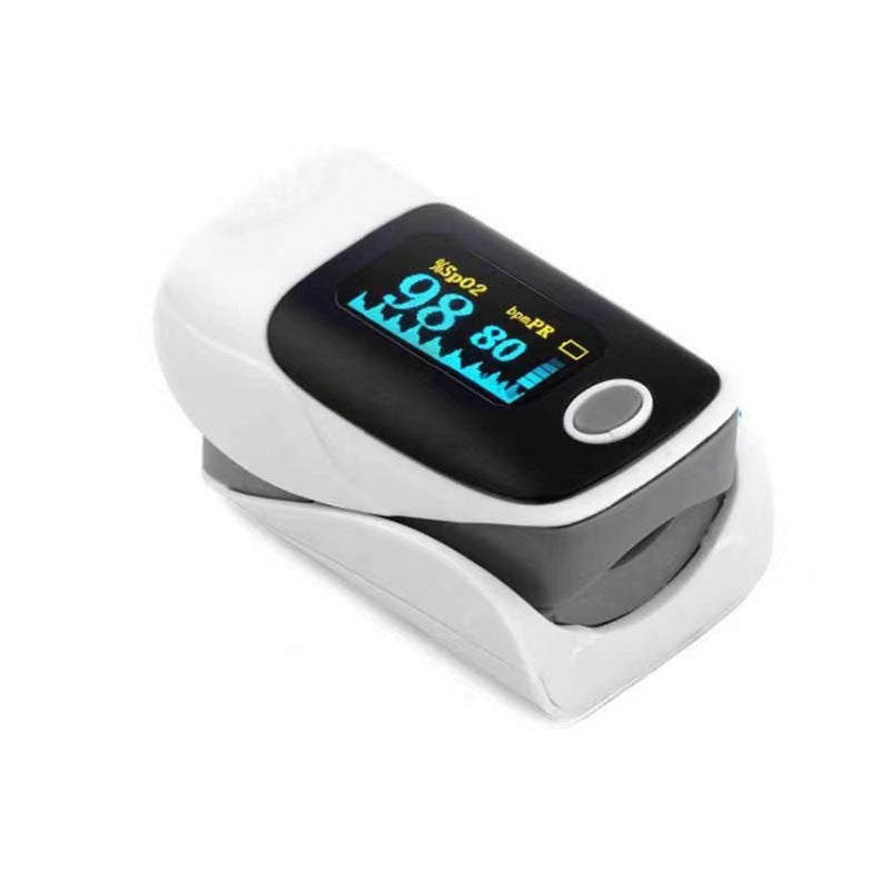 Oximeter CE Elderly Home Sleep Monitoring Oximeter Fingerclip Pulse Heart Rate Monitoring Saturation - Korvel