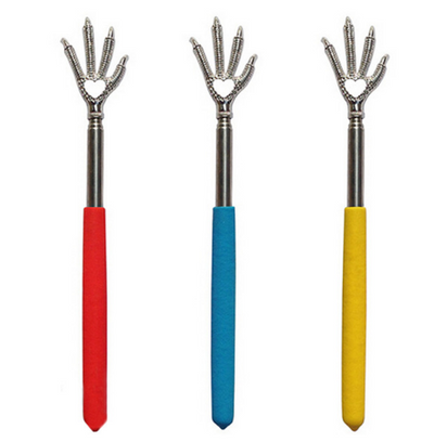 Durable Bear Claw Stainless Steel Back Scratcher Telescopic Extendable Massager Convenient Claw Telescopic Ultimate Massager - Korvel