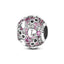 Copper plated S925 silver FOREVER colorful heart clip beads string DIY bracelet necklace - Korvel