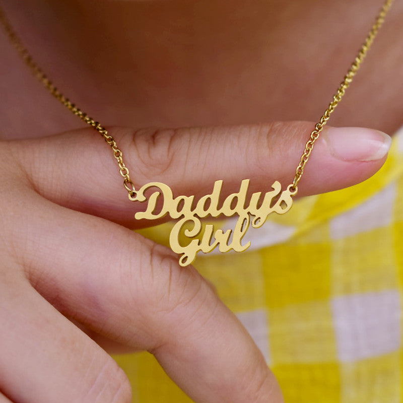 Daddy's Girl Necklace - Elegant Family Jewelry