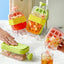 Ice Tray Ice Cube Mold Press Ice Maker With Lid 2-in-1 Ice Cube Bottle Food Grade Ice Making Straw Dual-use Ice Kettle - Korvel