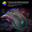Computer gaming mouse e-sports internet cafe RGB luminous mouse MOUSE e-sports chicken eating wired mouse - Korvel