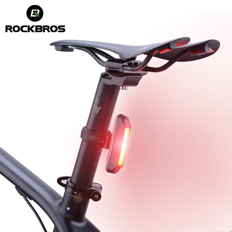 ROCKBROS Bicycle Light Bike Cycling Waterproof Taillight 30 LED Super Light With USB Rechargable Safety Night Riding Rear - Korvel