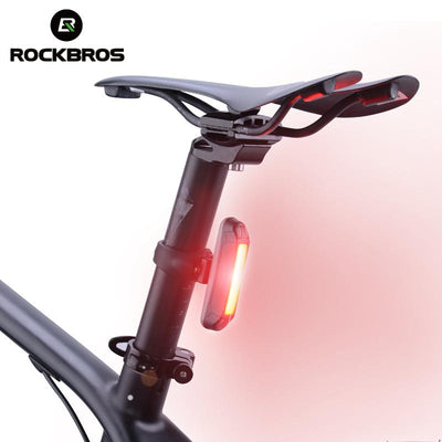 ROCKBROS Bicycle Light Bike Cycling Waterproof Taillight 30 LED Super Light With USB Rechargable Safety Night Riding Rear - Korvel