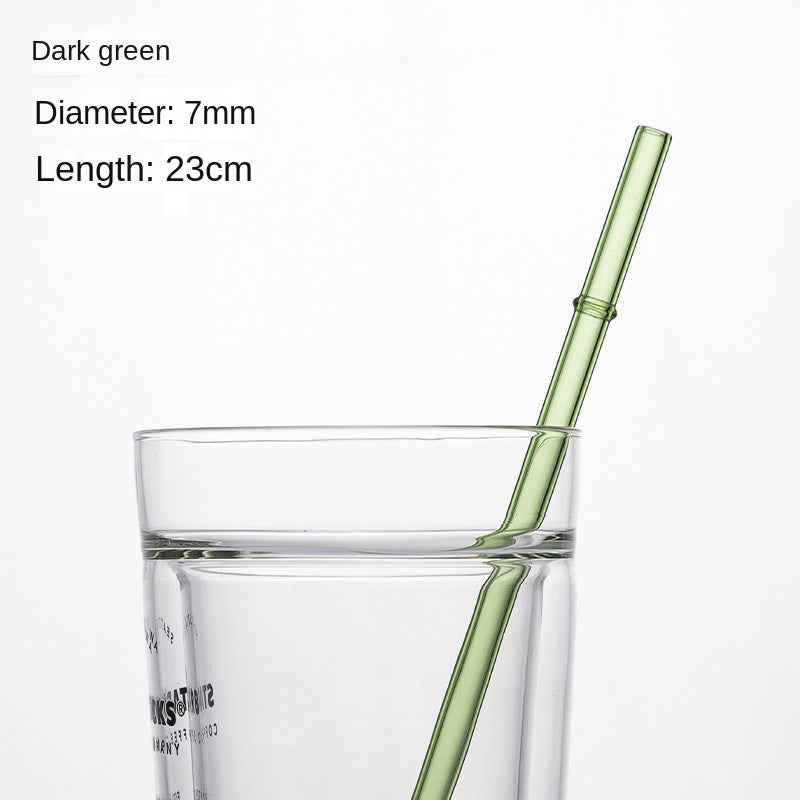 Eco-Friendly High Borosilicate Glass Straw - Customizable & Durable