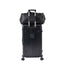 Luggage Set 4 pcs (20"/24"/29"/Travel Bag), PC+ABS Durable Lightweight Luggage with Collapsible Cup Holder TSA Lock, Black - Korvel