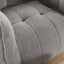 Soft Bean Bag Chair with High Resilient Foam(Chips)for living room and bedroom,Comfortable Square Lazy Sofa with Footstool - Korvel