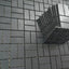 Plastic interlocking deck tiles, 36 pieces, 12 inch x 12 inch waterproof terrace tiles, with strong drainage design in grey - Korvel