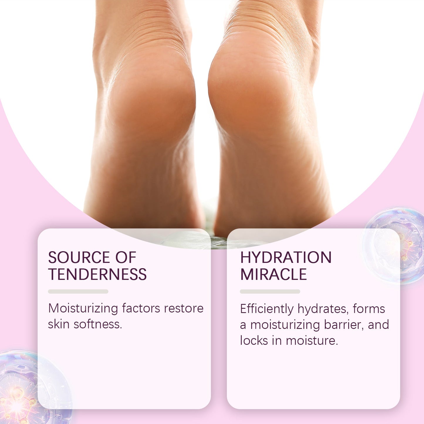 Heel Care Cream, Moisturizing And Repairing Hydrating Heel Relief And Moisturizing Foot Skin Care Cream - Korvel