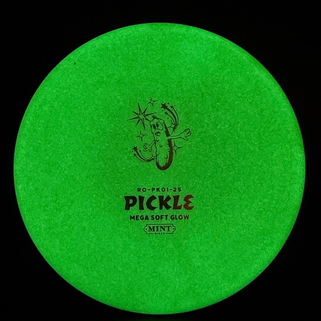 Mega Soft Glow Royal Pickle - First Run Disc Golf Disc