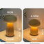 Mushroom lamp, LED charging night light, creative desk lamp, bedroom minimalist touch switch, ambient light, gift - Korvel