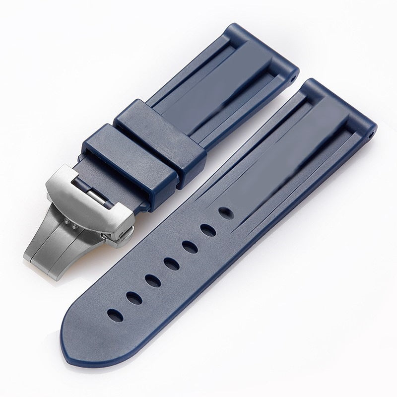 Premium Panerai Sea Rubber Watch Strap with Butterfly Buckle