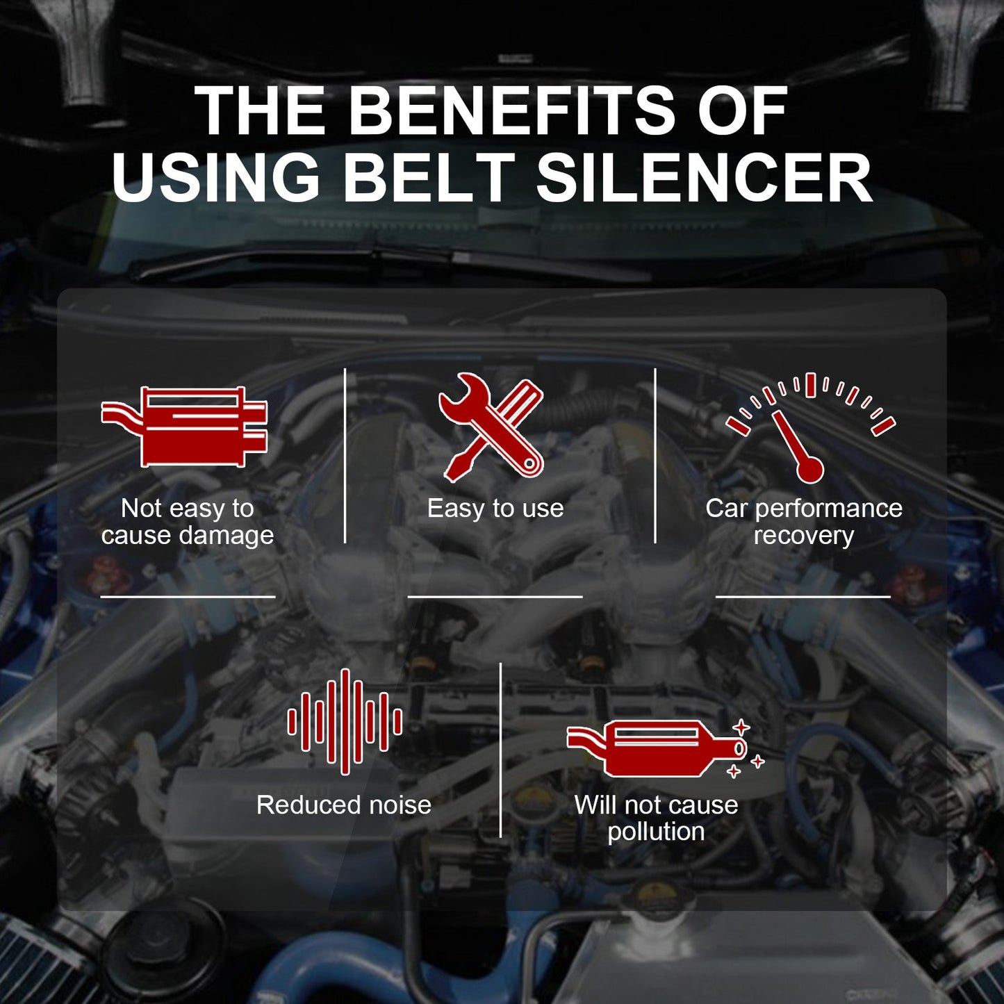 Belt Silencer for Automotive Maintenance