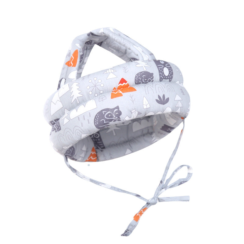 Baby anti-collision hat baby walking anti fall hat children's anti fall head protection hat safe breathable and washable - Korvel