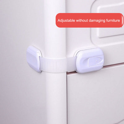 Multi functional children's drawer safety lock, kitchen cabinet, toilet, refrigerator, baby protective lock, anti pinch hand buc - Korvel
