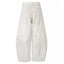 Distressed Denim Tapered Pants with Punk Pocket Design