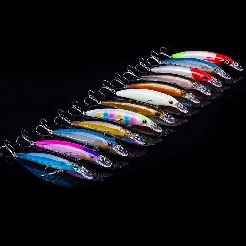 Fishing Wobblers Lure For Fishing Minnow 11cm 14g  All Goods For Fish Lures Artificial Bait Pencil Feeder Luminous Fishing - Korvel