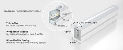 Luces de Cuerda Neón LED Flexibles - Tubo de Silicona Impermeable