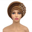 Elegant Floral Auto Gele Headwrap - 2024 African Turban