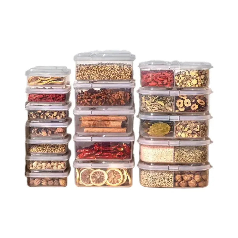 Ensemble de Boîtes de Rangement pour Épices de Cuisine Premium