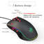 Souris de jeu filaire lumineuse - Précision et confort