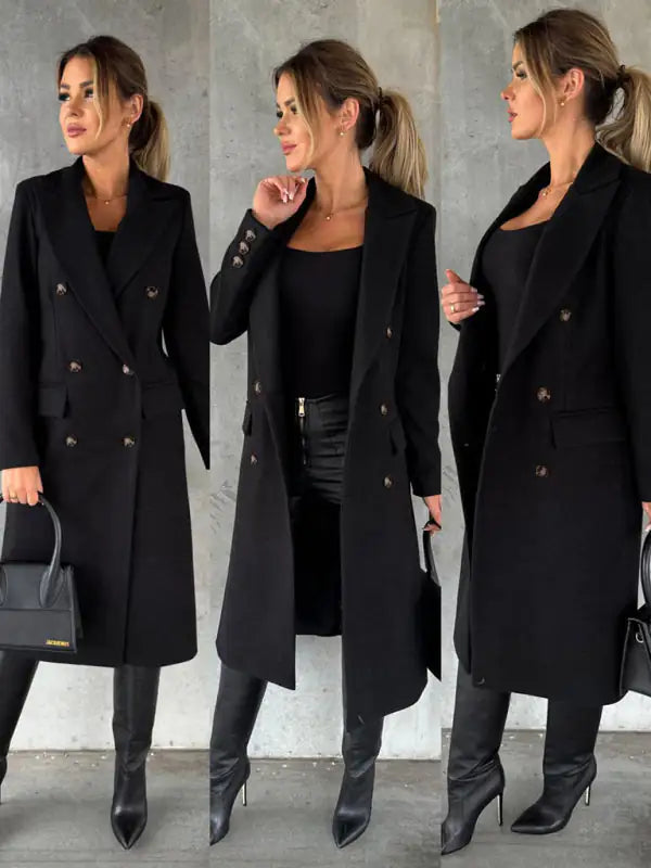 Elegant Business Casual Overcoat for Women