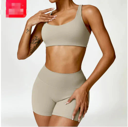 Conjunto de Sujetador y Pantalones de Tela Elegante