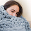 Luxurious Chunky Knitted Blanket