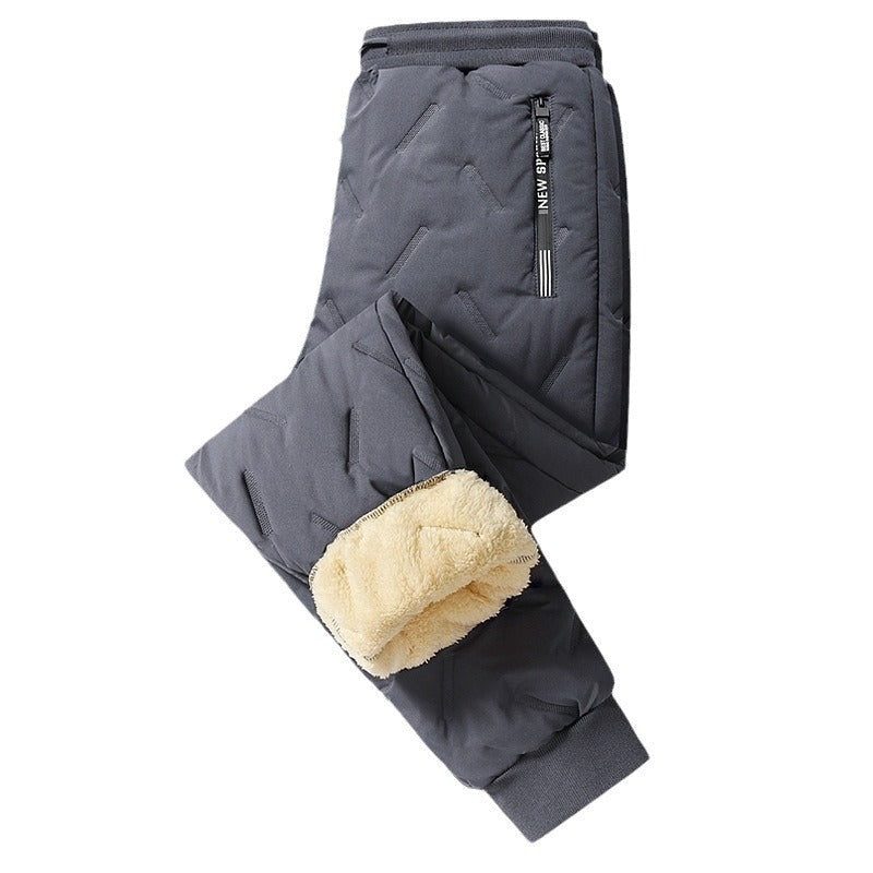 Men's Plush Fleece Thermal Sweatpants - Warm & Stylish