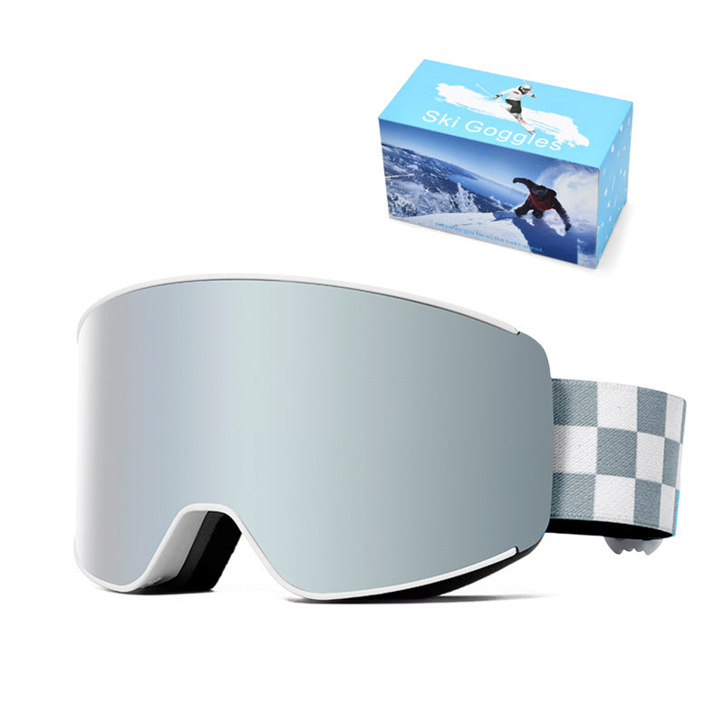 Premium Spherical Ski Goggles with Anti-Fog Technology