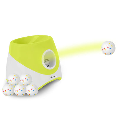Lanceur de balle automatique pour chien - Jouet interactif de rapport pour petits et moyens chiens