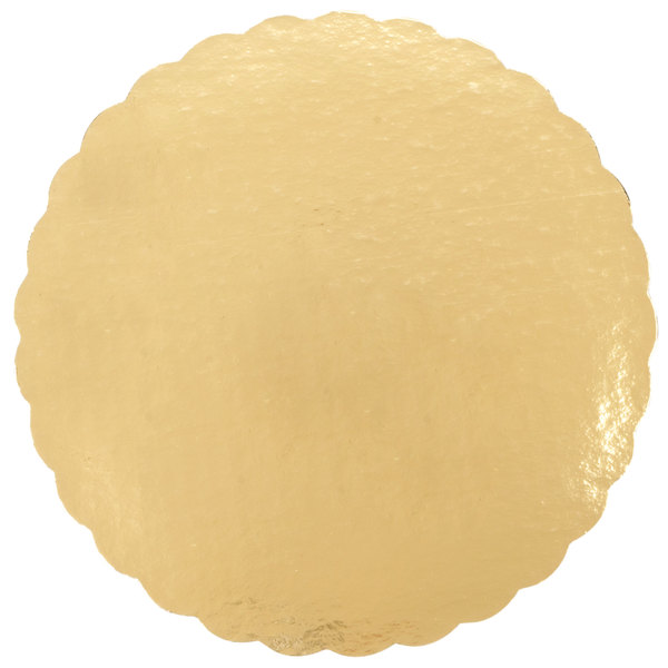 Plateau à gâteau en or en forme de coquille de 12" - Vaisselle élégante