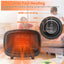 Compact Electric Space Heater with Safety Features for Indoor Use