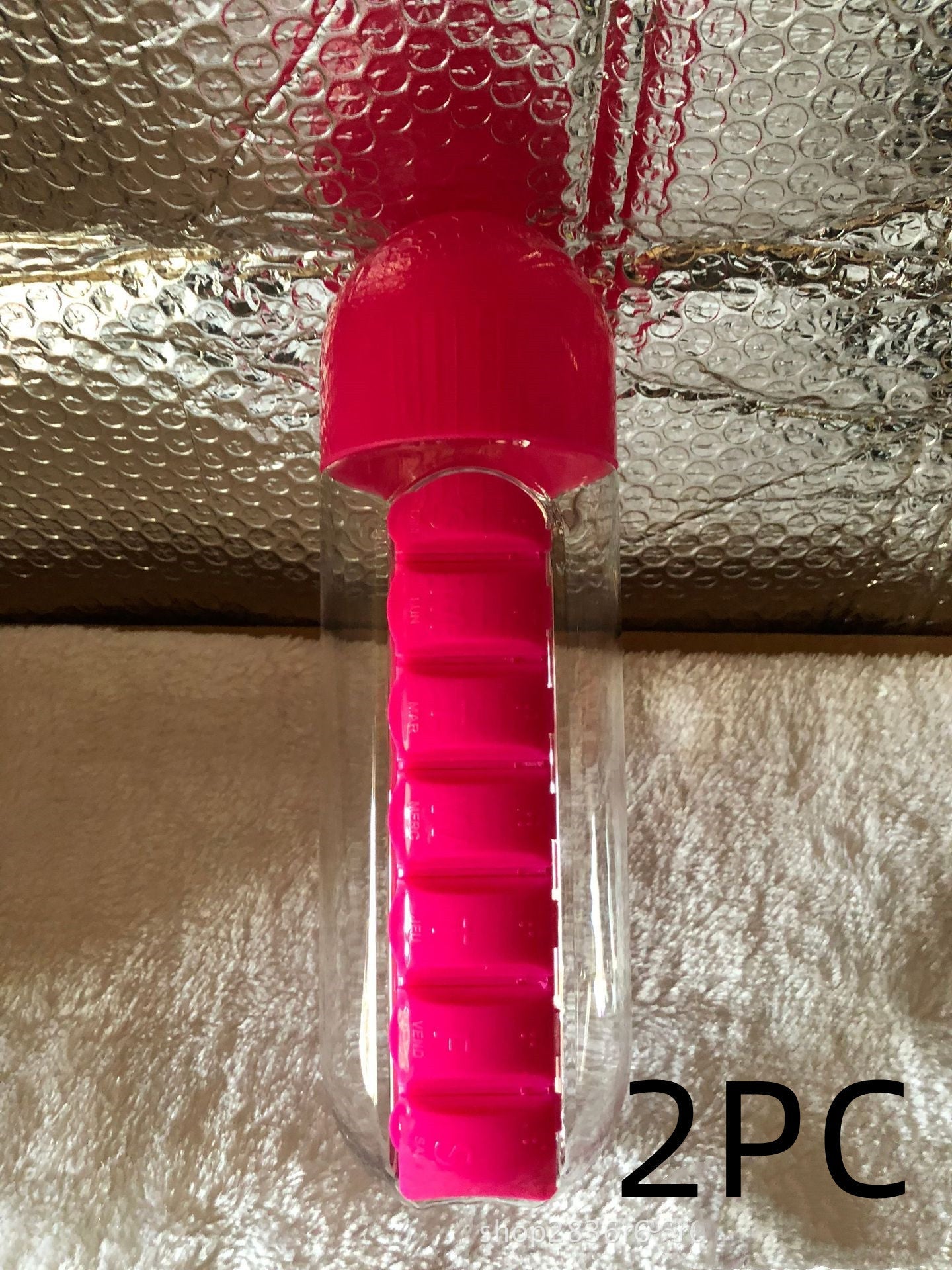 Premium Water Bottle with Pillbox Organizer