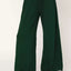 Umgee Wide Leg Pants with Elastic Drawstring Waistband
