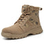 High-Top Steel Toe Combat Boots for Outdoor Protection