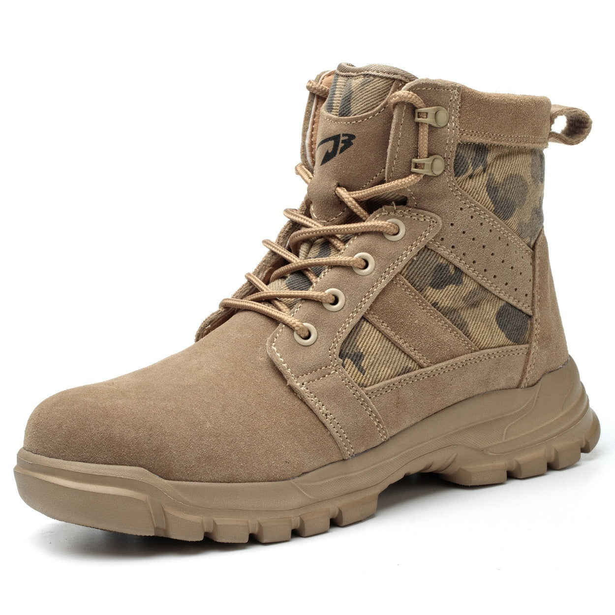 High-Top Steel Toe Combat Boots for Outdoor Protection