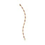 10K Yellow Gold Ruby and Diamond Bar Bracelet - Size 7"