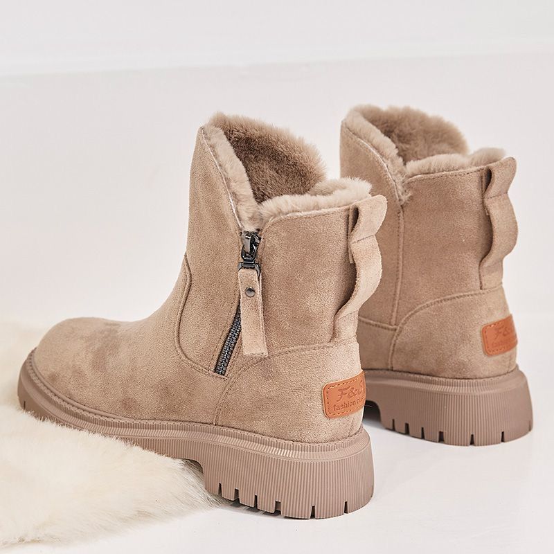 Bottes de neige pour femmes doublées en polaire - Élégantes et confortables
