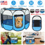 Portable Foldable Pet Tent Exercise Pen Kennel Removable Zipper Top and Bottom Water Resistant Indoor Outdoor Use For Dogs Cats Other Pets - Korvel