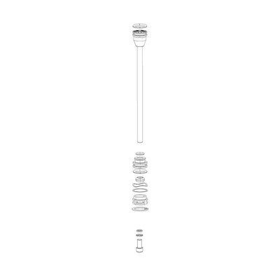 RockShox SoloAir Spring Assembly 140mm for Revel Bikes