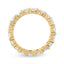 Anillo de Eternidad de Diamantes de 14K Oro Amarillo 3.00 Cttw - Talla 7