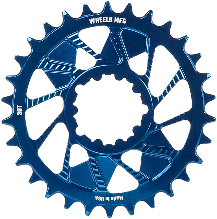 Wheels Manufacturing 30t SRAM Direct Mount Chainring - Blue