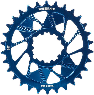 Wheels Manufacturing 30t SRAM Direct Mount Chainring - Blue