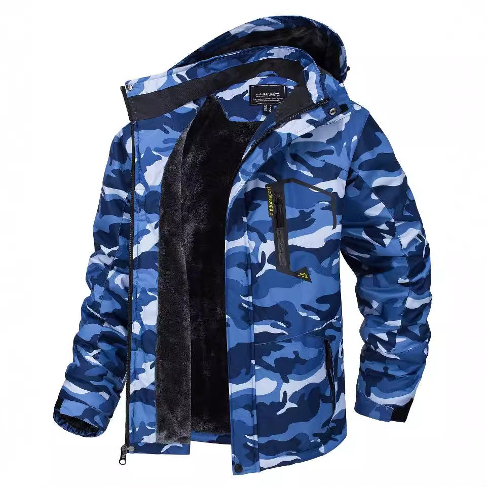 Premium Hooded Men's Jacket for Autumn and Winter