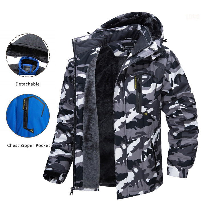 Premium Hooded Men's Jacket for Autumn and Winter