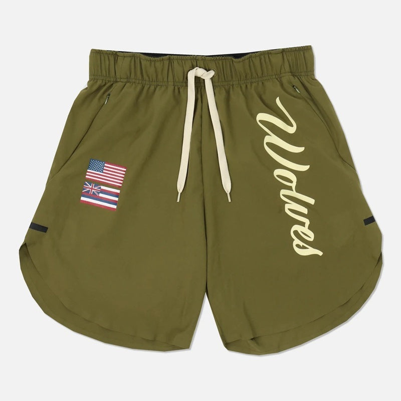 Men's Breathable Running Shorts - Speed Bar Tide